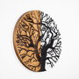 Wallity Monument Tree - 320 Escultura de pared en Negro y Nogal